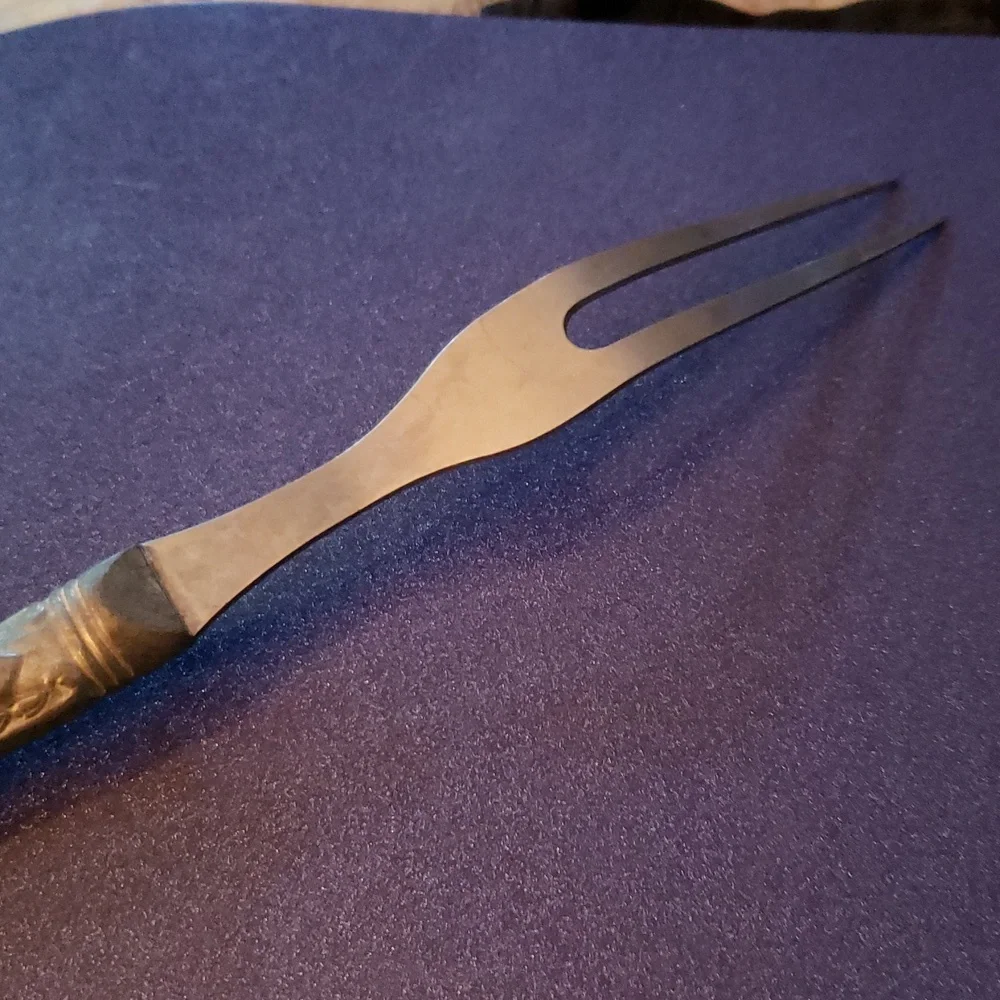 Elegant Silver Serving Fork